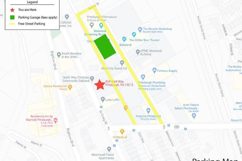 פיטסבורג 3E-*New* Apartment -5 Min From Downtown, Sleeps 4 מראה חיצוני תמונה